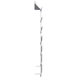 Berkfield Home Hanging Shoe Rack Silver 66x13x139 cm - Size: 66 x 13 x 139 cm - thumbnail 4