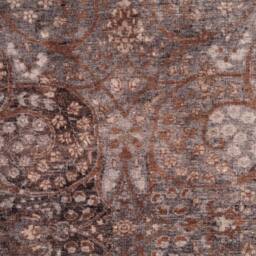 Kukoon Traditional Design Cotton Chenille Washable Long Hallway Runner Rug in Taupe - Size: 60 cm x 240 cm - thumbnail 3