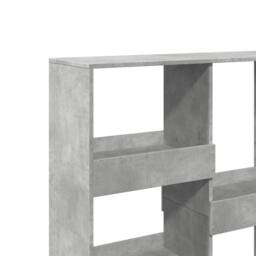 Berkfield Home Classic Book Cabinet/Room Divider Concrete Grey 100x33x115 cm - Size: 100 x 33 x 115 cm - thumbnail 7