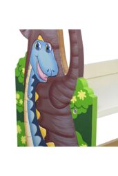 Teamson Kids Fantasy Fields Dinosaur Kingdom Hand Crafted Kids Wooden Bookcase - thumbnail 4