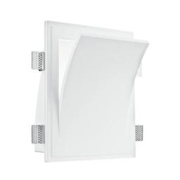 Netlighting ANIMA 2 Light Recessed Wall Light White 31.5x25.5x17.5cm - Size: 31.5x25.5x17.5 cm - thumbnail 1
