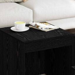 EONLION Coffee Table 3 pcs Black Oak - Size: 100 cm - thumbnail 3