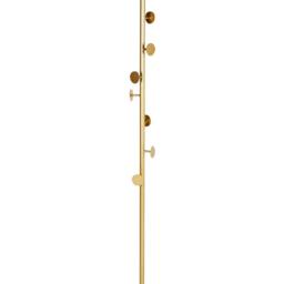 Wyld and Coco Gold Painted Aluminium Coat Stand Marble Base Freestanding - thumbnail 2