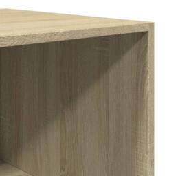 Berkfield Home Wardrobe Sonoma Oak 50x50x200 cm Engineered Wood in Light Oak - Size: 50 x 50 x 200 cm - thumbnail 7