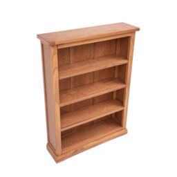 Cabinet Bits Bookcase with plinth 120x90x25cm in Brown - Size: 120 x 90 x 25 cm - thumbnail 3
