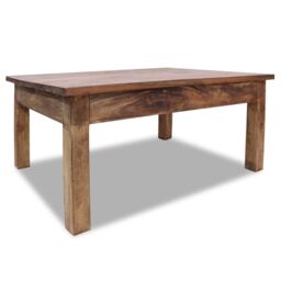 Berkfield Home Coffee Table Solid Reclaimed Wood 98x73x45 cm in Brown - Size: 98 x 73 x 45 cm - thumbnail 1