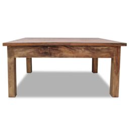 Berkfield Home Coffee Table Solid Reclaimed Wood 98x73x45 cm in Brown - Size: 98 x 73 x 45 cm - thumbnail 2