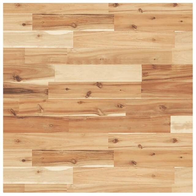 Berkfield Home Table Top Square 60x60x4 cm Solid Wood Acacia in Brown - Size: 60 x 60 x 4 cm - image 1