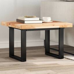 Berkfield Home Table Top Square 60x60x4 cm Solid Wood Acacia in Brown - Size: 60 x 60 x 4 cm - thumbnail 2