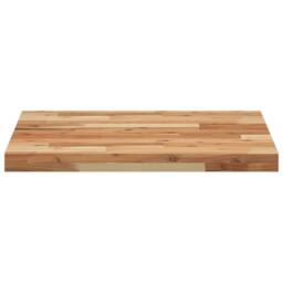 Berkfield Home Table Top Square 60x60x4 cm Solid Wood Acacia in Brown - Size: 60 x 60 x 4 cm - thumbnail 4