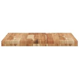 Berkfield Home Table Top Square 60x60x4 cm Solid Wood Acacia in Brown - Size: 60 x 60 x 4 cm - thumbnail 6