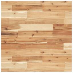 Berkfield Home Table Top Square 60x60x4 cm Solid Wood Acacia in Brown - Size: 60 x 60 x 4 cm - thumbnail 1