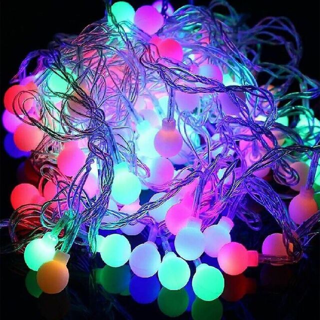 simpa 50 LED Battery Operated Berry Lights in Pale Lilac