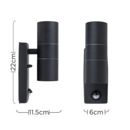 ValueLights Up Down Black Outdoor Wall-Up Down Light - thumbnail 6