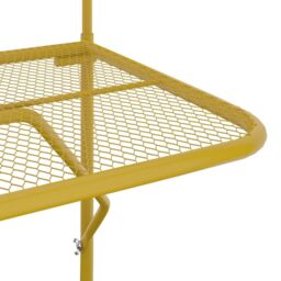 Berkfield Home Balcony Table Gold 60x40 cm Steel - thumbnail 6