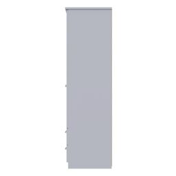 Ready Assembled 2 U Albert Triple 2 Drawer + Drawer Wardrobe (Ready Assembled) in Grey - thumbnail 2
