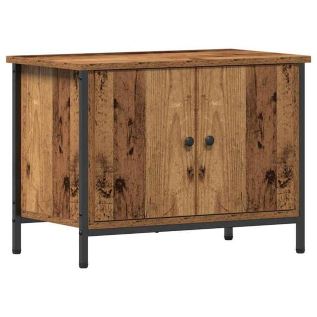 Berkfield Home Old Wood TV Stand Old wood Wood 60 x 35 x 45 cm Durable in Brown - image 1