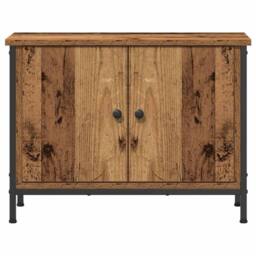 Berkfield Home Old Wood TV Stand Old wood Wood 60 x 35 x 45 cm Durable in Brown - thumbnail 6