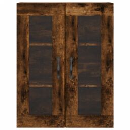 Berkfield Home Highboard Smoked Oak 69.5x34x180 cm Engineered Wood in Brown - thumbnail 6