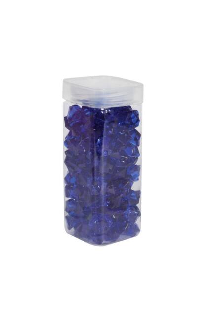 KDMD Large Dark Blue Acrylic Stones in Square Jar 300gr 2 Pack - image 1