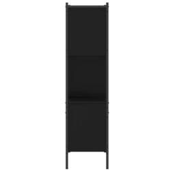 Berkfield Home Decorative Bookcase Black 72x28x109 cm Engineered Wood - Size: 72 x 28 x 109 cm - thumbnail 6
