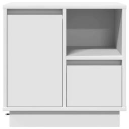 Berkfield Home Bedside Cabinets with LED 2 pcs White 50x34, 5x50 cm - thumbnail 8