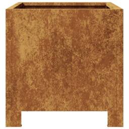 Berkfield Home Garden Planters 2 pcs 30x30x30 cm Corten Steel in Brown - Size: 30 x 30 x 30 cm - thumbnail 8