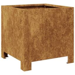 Berkfield Home Garden Planters 2 pcs 30x30x30 cm Corten Steel in Brown - Size: 30 x 30 x 30 cm - thumbnail 5
