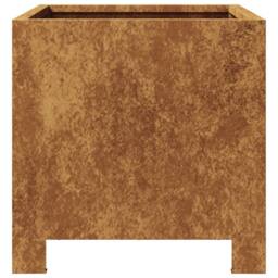 Berkfield Home Garden Planters 2 pcs 30x30x30 cm Corten Steel in Brown - Size: 30 x 30 x 30 cm - thumbnail 7
