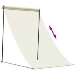 Berkfield Home Retractable Awning Cream 100x150 cm Fabric & Steel - thumbnail 6