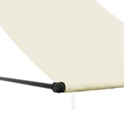 Berkfield Home Retractable Awning Cream 100x150 cm Fabric & Steel - thumbnail 7