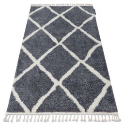 RugsX Berber Rug in Grey - Size: 160 cm x 220 cm - thumbnail 1