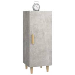 Berkfield Home Sideboard Concrete Grey 34.5x34x90 cm Engineered Wood - thumbnail 4