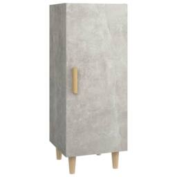 Berkfield Home Sideboard Concrete Grey 34.5x34x90 cm Engineered Wood - thumbnail 1