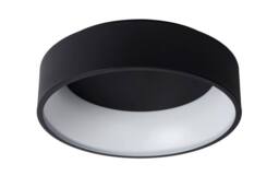 Lucide 'TALOWE' Dimmable Stylish Indoor Decorative LED Flush Ceiling Light in Black - thumbnail 2