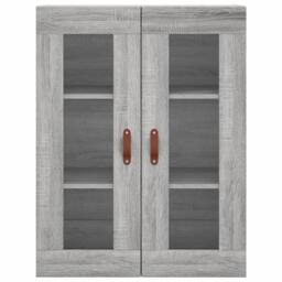 Berkfield Home Wall Mounted Cabinets 2 pcs Grey Sonoma Engineered Wood - thumbnail 6