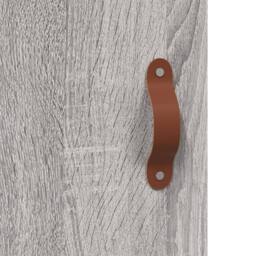 Berkfield Home Wall Mounted Cabinets 2 pcs Grey Sonoma Engineered Wood - thumbnail 9