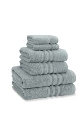 Catherine Lansfield 'Zero Twist' Cotton 6 Piece Towel Bale in Light Green - thumbnail 4