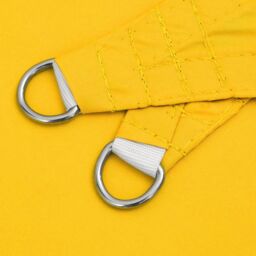 Berkfield Home Sunshade Sail Oxford Fabric Square 7x7 m Yellow - thumbnail 5