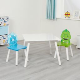 Liberty House Toys Dinosaur Table & 2 Chairs Set - thumbnail 1