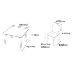 Liberty House Toys Dinosaur Table & 2 Chairs Set - thumbnail 5