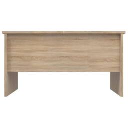 Berkfield Home Modern Coffee Table Sonoma Oak 80x50x42.5 cm Engineered Wood in Light Tan - thumbnail 6