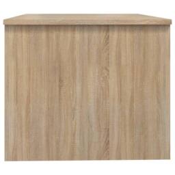 Berkfield Home Modern Coffee Table Sonoma Oak 80x50x42.5 cm Engineered Wood in Light Tan - thumbnail 7