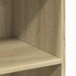 Berkfield Home Sideboard Sonoma Oak 70x41x93 cm Engineered Wood in Light Brown - Size: 70 x 41 x 93 cm - thumbnail 7