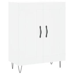 Berkfield Home Sideboard White 69.5x34x90 cm Engineered Wood - thumbnail 1