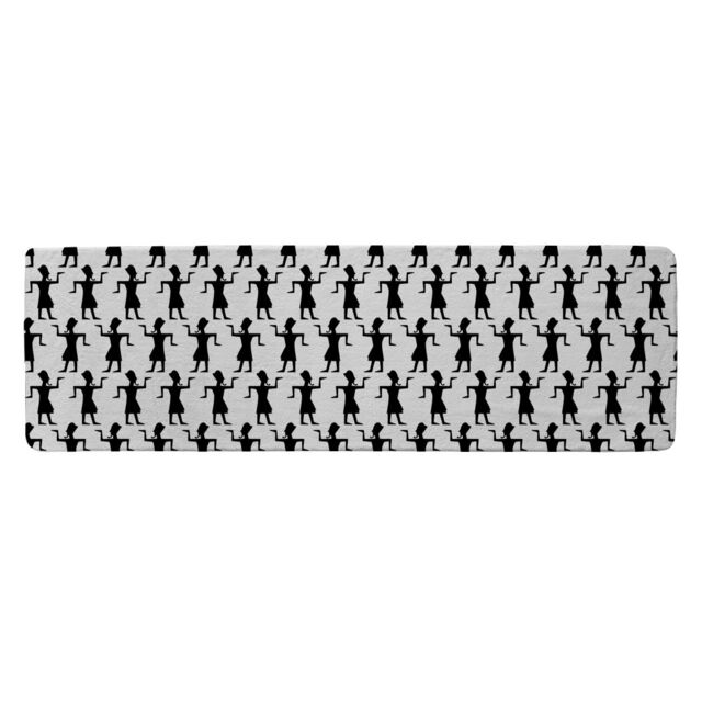 Benjamin Tate Design Egyptian Tribal Art Runner Rug in Natural - Size: 67 cm x 230 cm - image 1