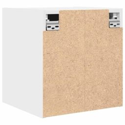 Berkfield Home Wall-mounted Bedside Cabinets 2 pcs White 38x34x40 cm - Size: 38 x 34 x 40 cm - thumbnail 9
