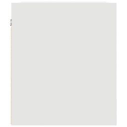 Berkfield Home Wall-mounted Bedside Cabinets 2 pcs White 38x34x40 cm - Size: 38 x 34 x 40 cm - thumbnail 8