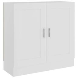 Berkfield Home Classic Book Cabinet White 82.5x30.5x80 cm Engineered Wood - thumbnail 3