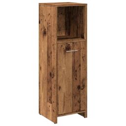 Berkfield Home Bathroom Cabinet Old Wood 30x30x95 cm Engineered Wood in Brown - Size: 30 x 30 x 95 cm - thumbnail 2